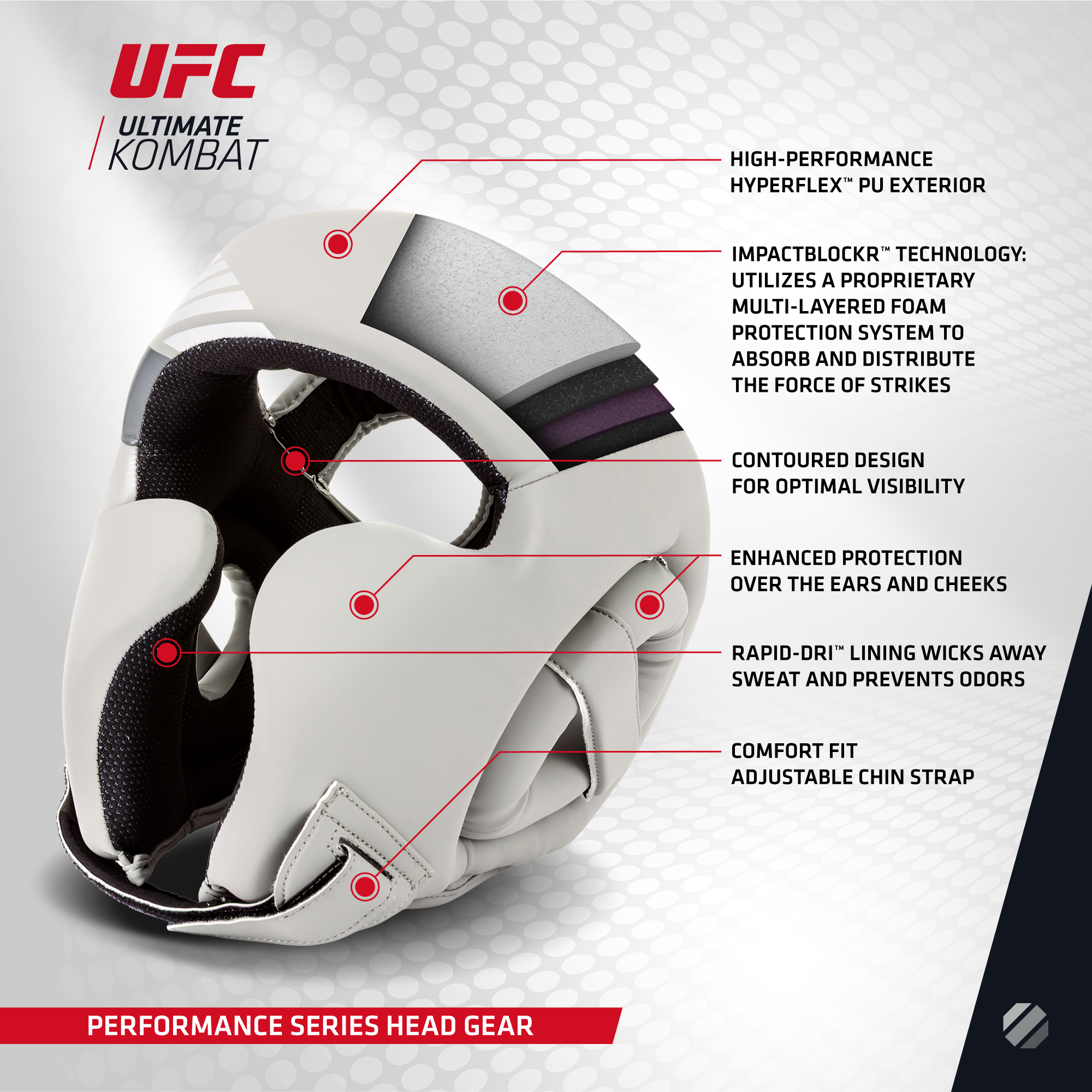 UFC Performance Series Headgear PS01-HG