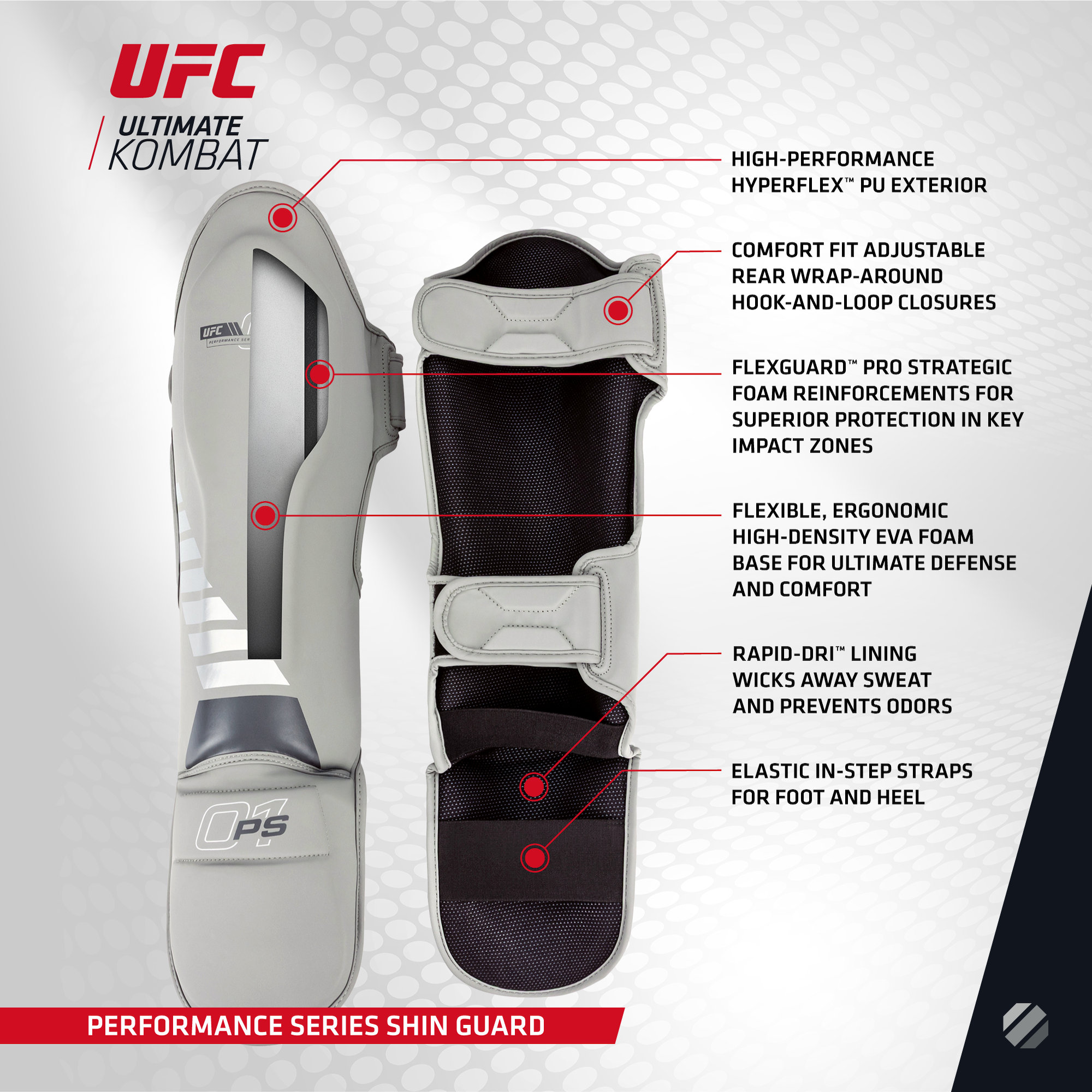 UFC Performance Series Shin Guards PS01-SG