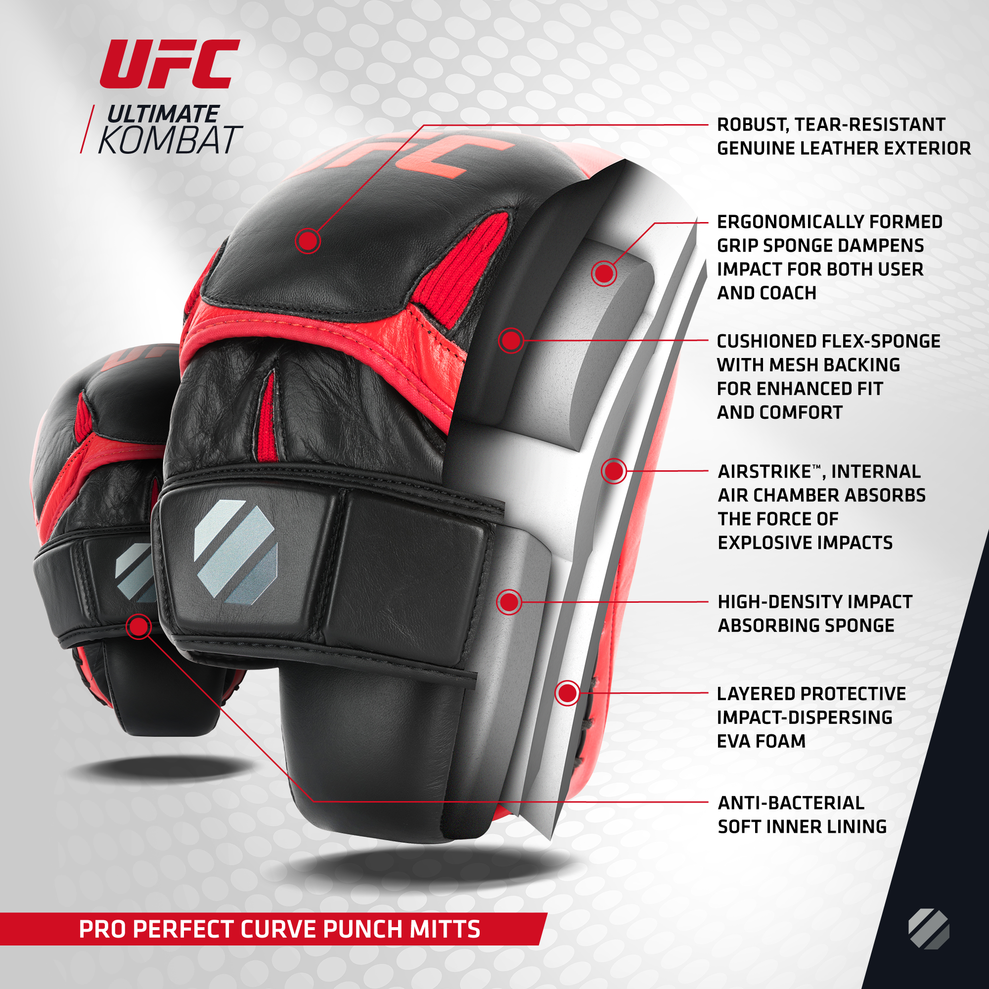 UFC Pro Perfect Curve Punch Mitts