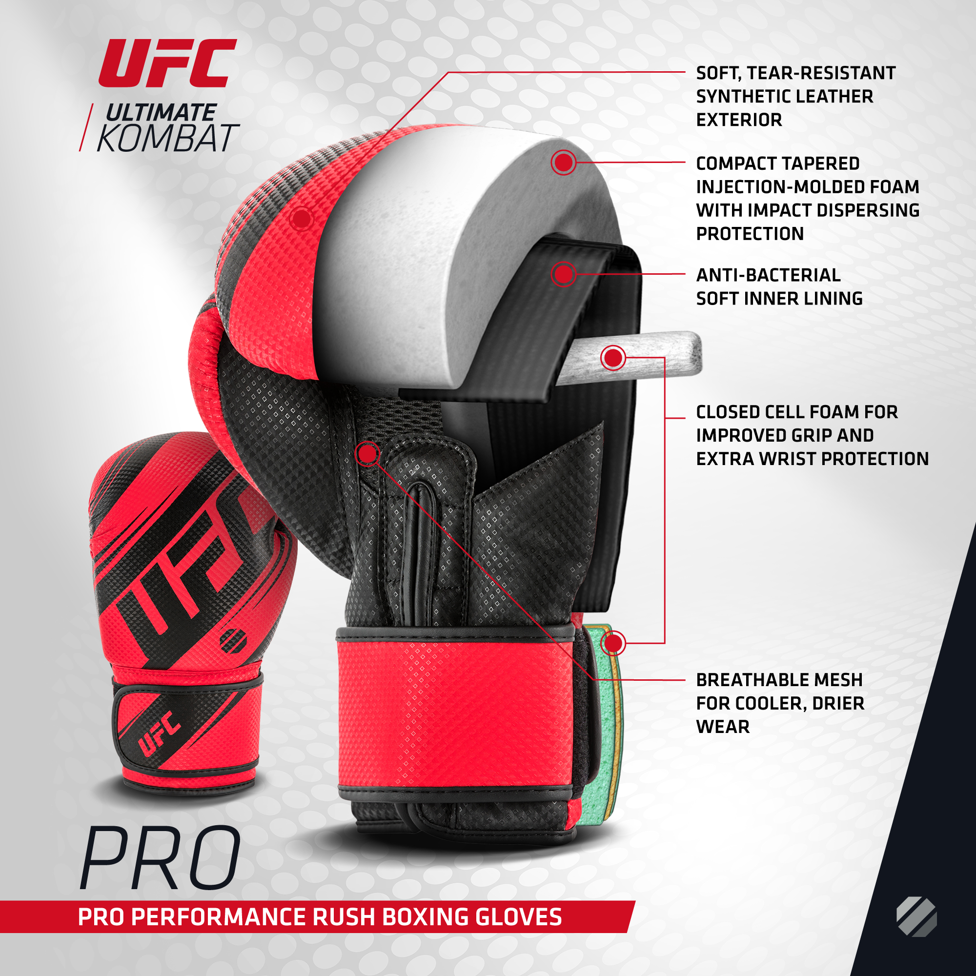 UFC Pro Performance Rush Boxing Gloves