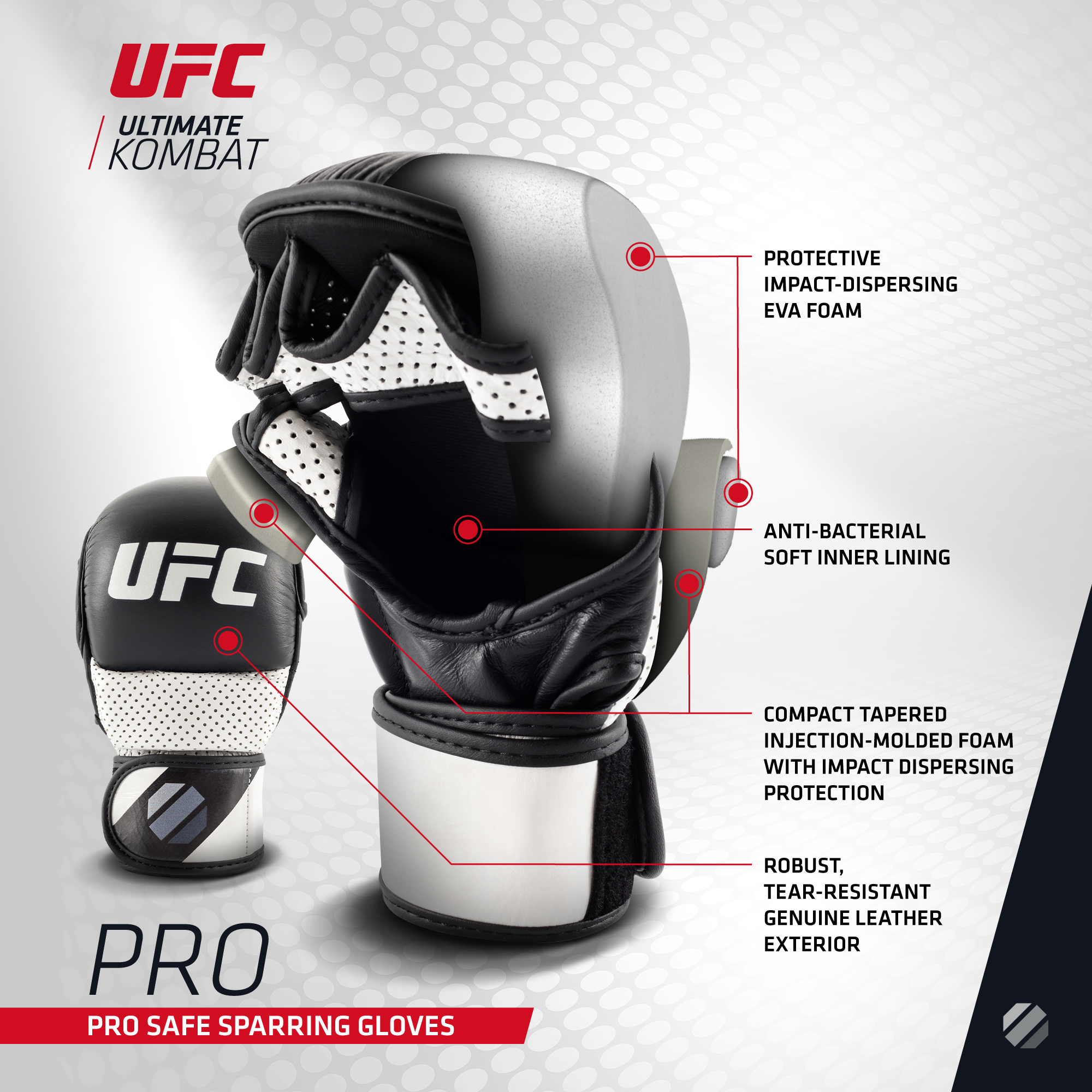 UFC Pro Safety MMA Sparring Gloves