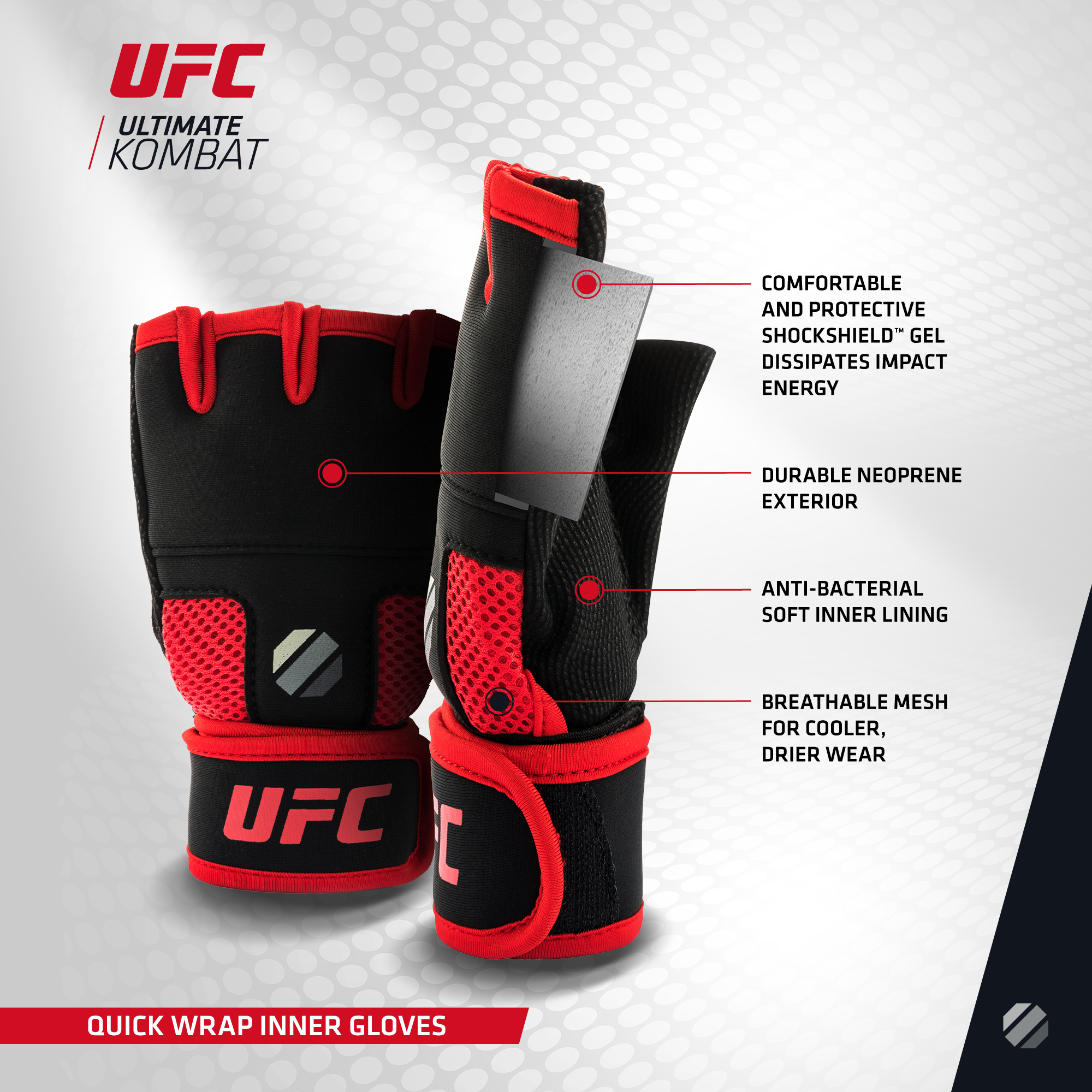 UFC Quick Wrap Inner Gloves