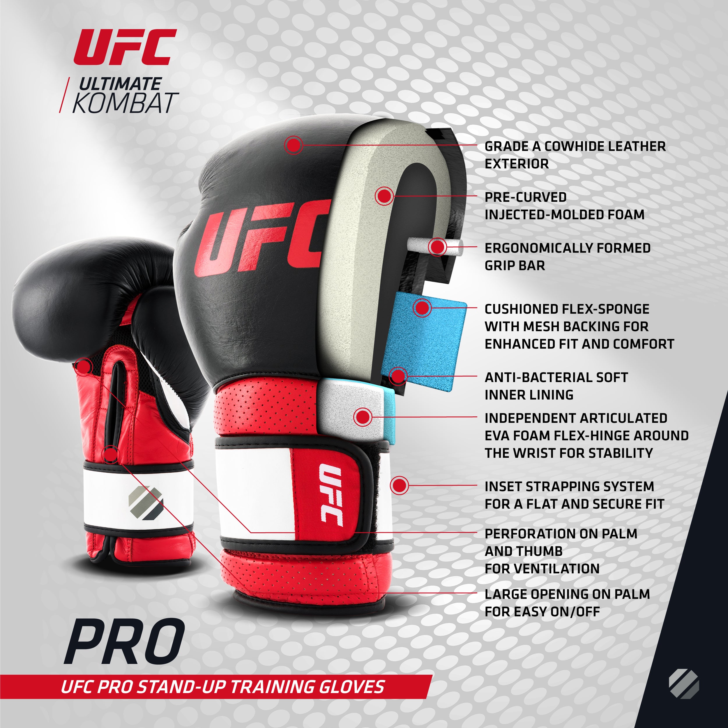 UFC Pro Stand-Up Training Gloves