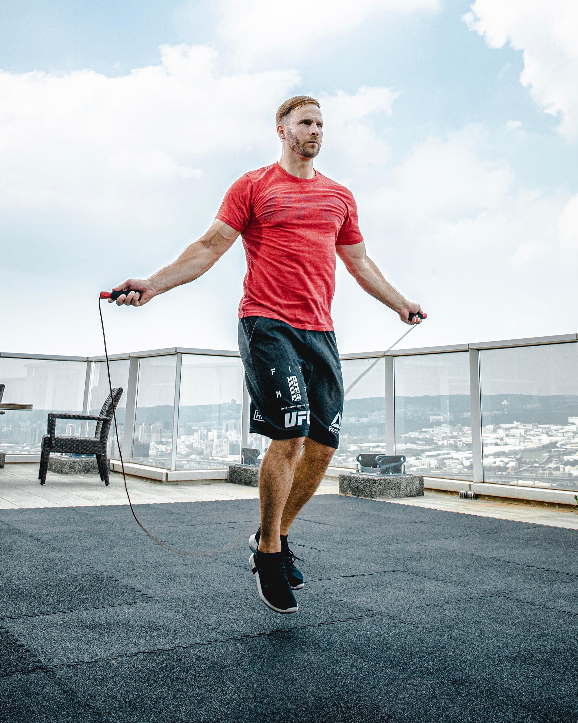 UFC Leather Jump Rope