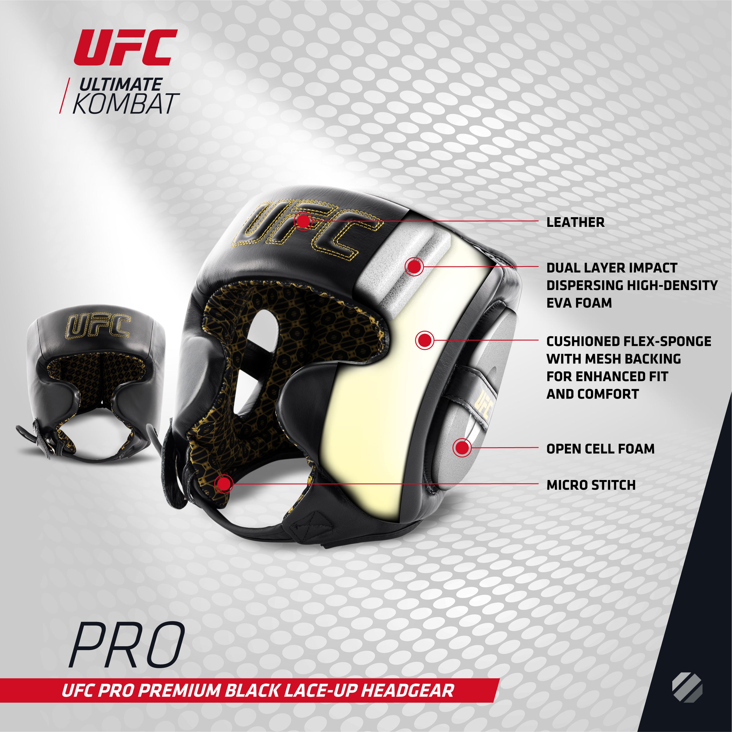 UFC Premium Lace-Up Headgear