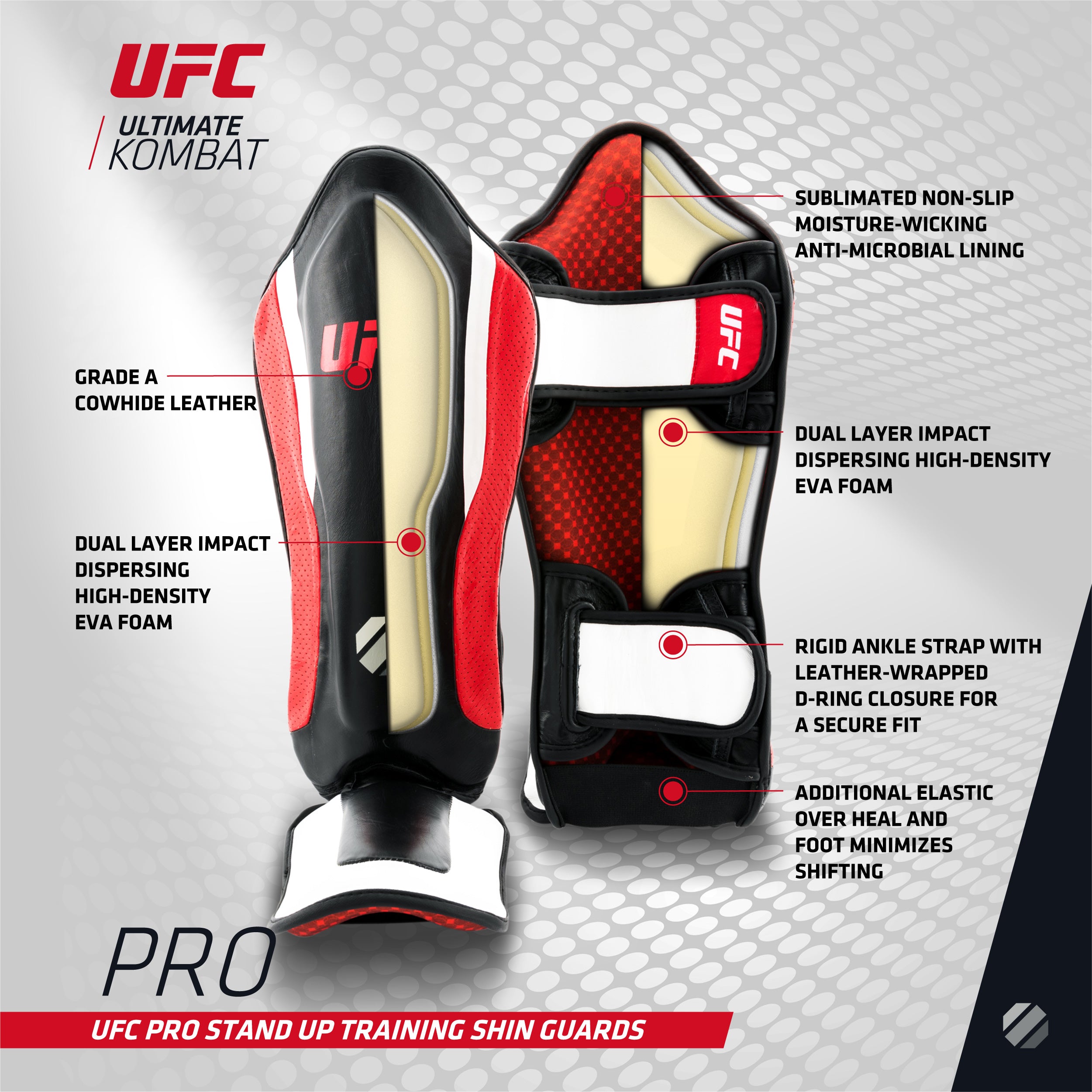 UFC Pro Stand-Up Training Shin Guards