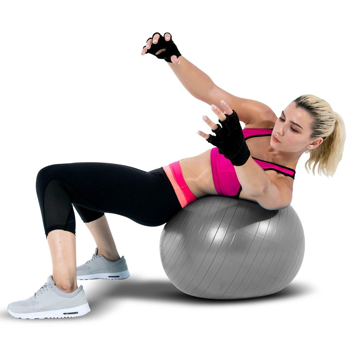 Large Fitball UFC FitBall - 55cm 66cm and 75cm Exercise Ball With Pump – Spirit ...