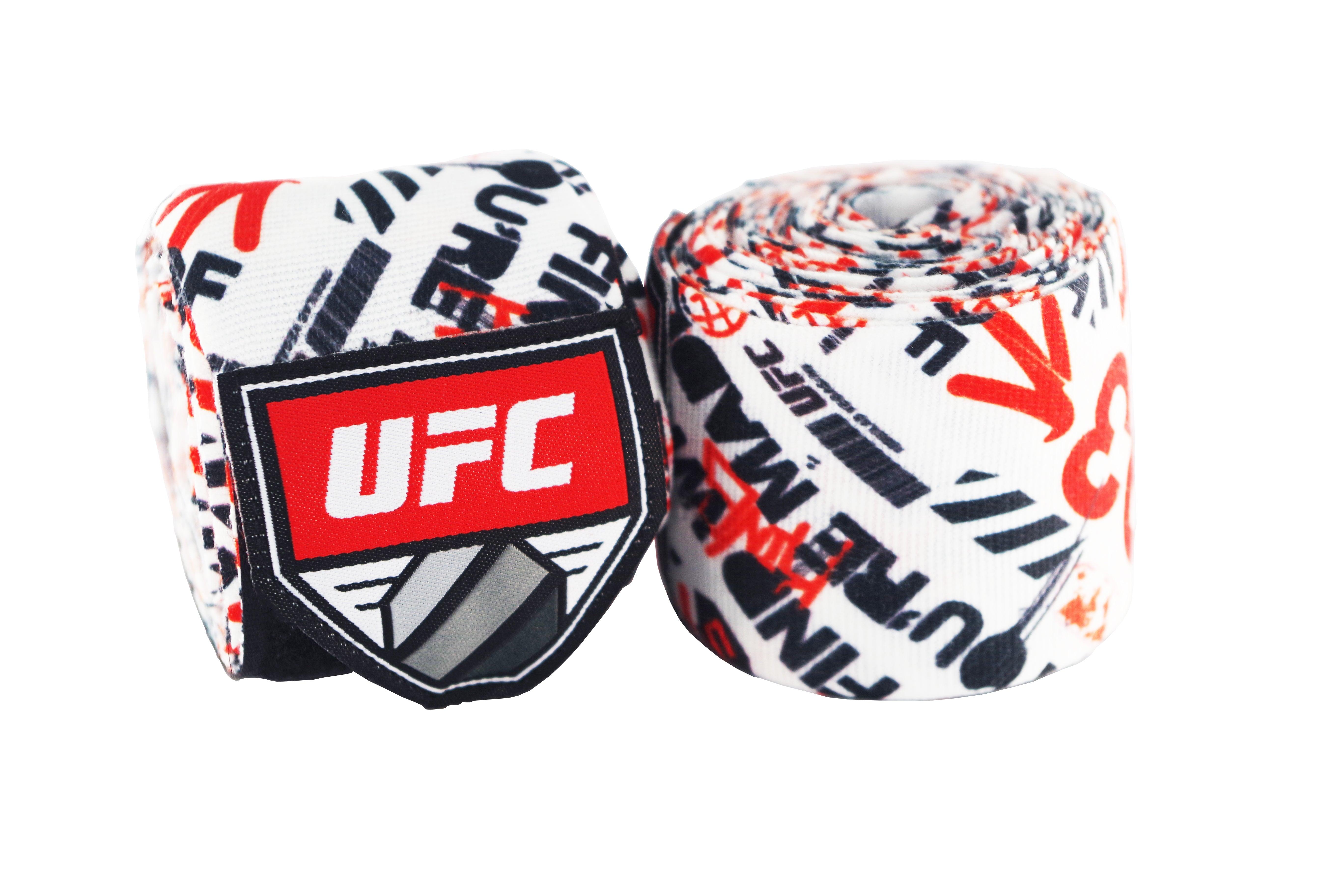 UFC Pattered Hand Wrap - UFC Equipment MMA and Boxing Gear Spirit Combat Sports