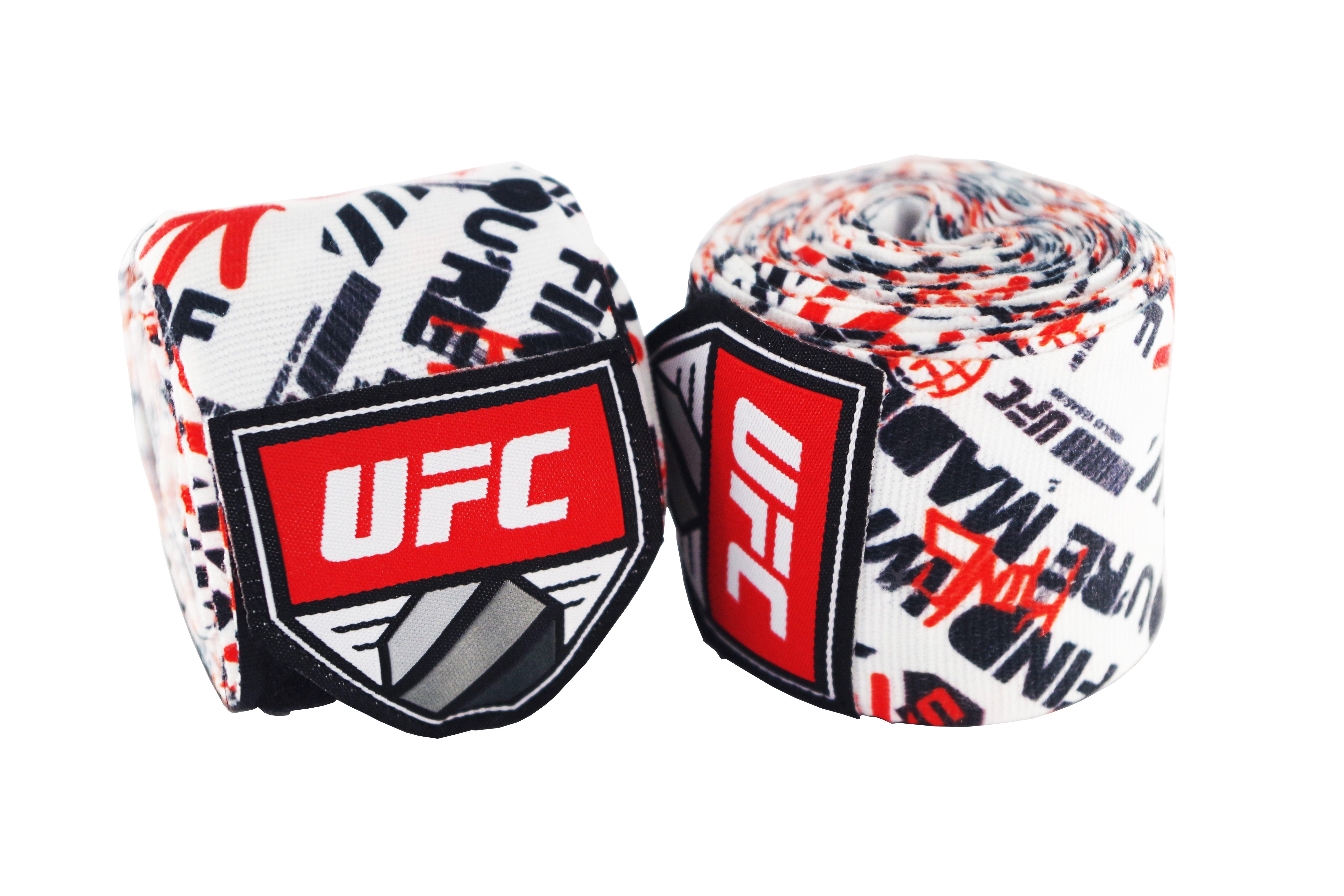 UFC Pattered Hand Wrap - UFC Equipment MMA and Boxing Gear Spirit Combat Sports